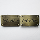Metal Bag Labels - Look Within