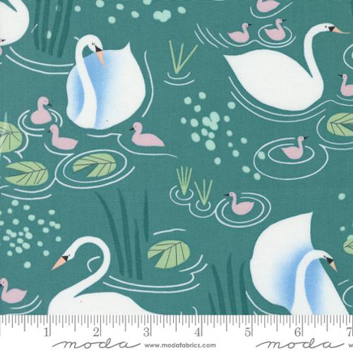 Love Letter Pond Teal per yard