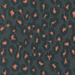 Sunlit Ruins Dusk Floral Ikat Blender Cotton Fabric for Quilts and Sewing