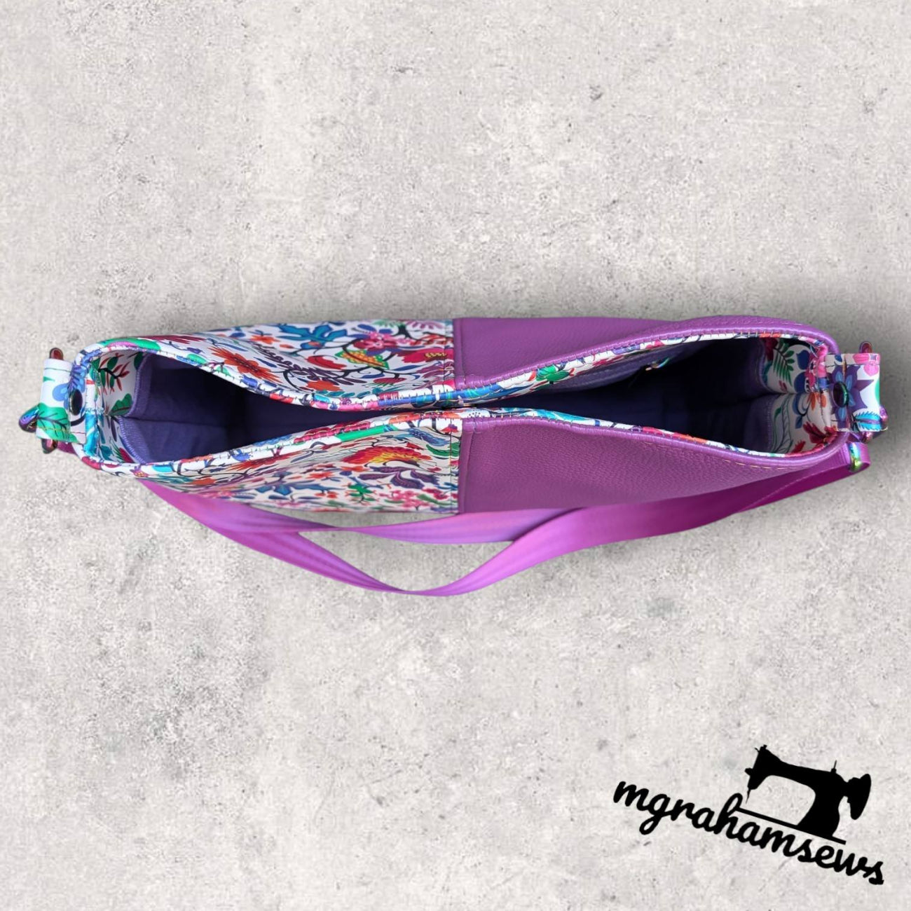 Moonglow Purple Rain – Orchid Faux Leather Vinyl