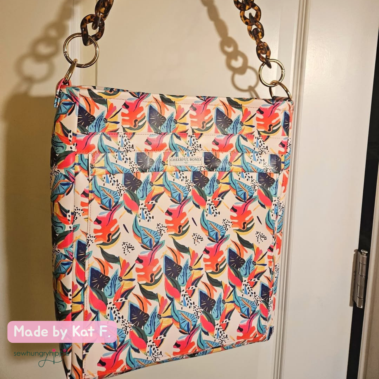 Bohemian Jungle Vinyl / Sew HungryHippie / Faux Leather