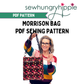 Morrison Bag PDF Sewing Pattern by Natalie Santini of SewHungryHippie