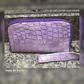 Purple & Purple Zipper Tape – 3 Yards