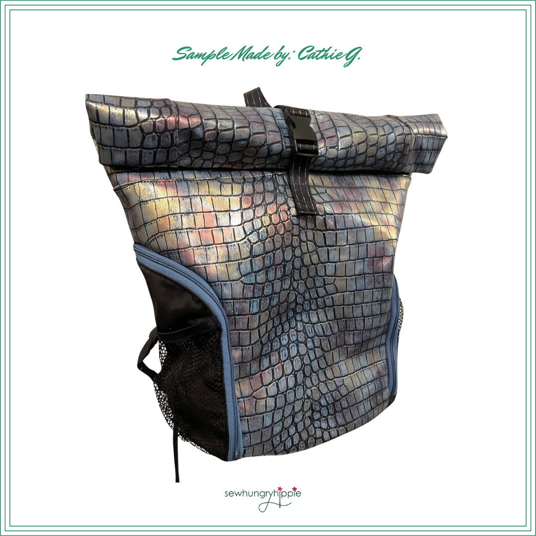 Mystic Croc Vinyl Sew HungryHippie Bag Making Vinyl Faux Leather