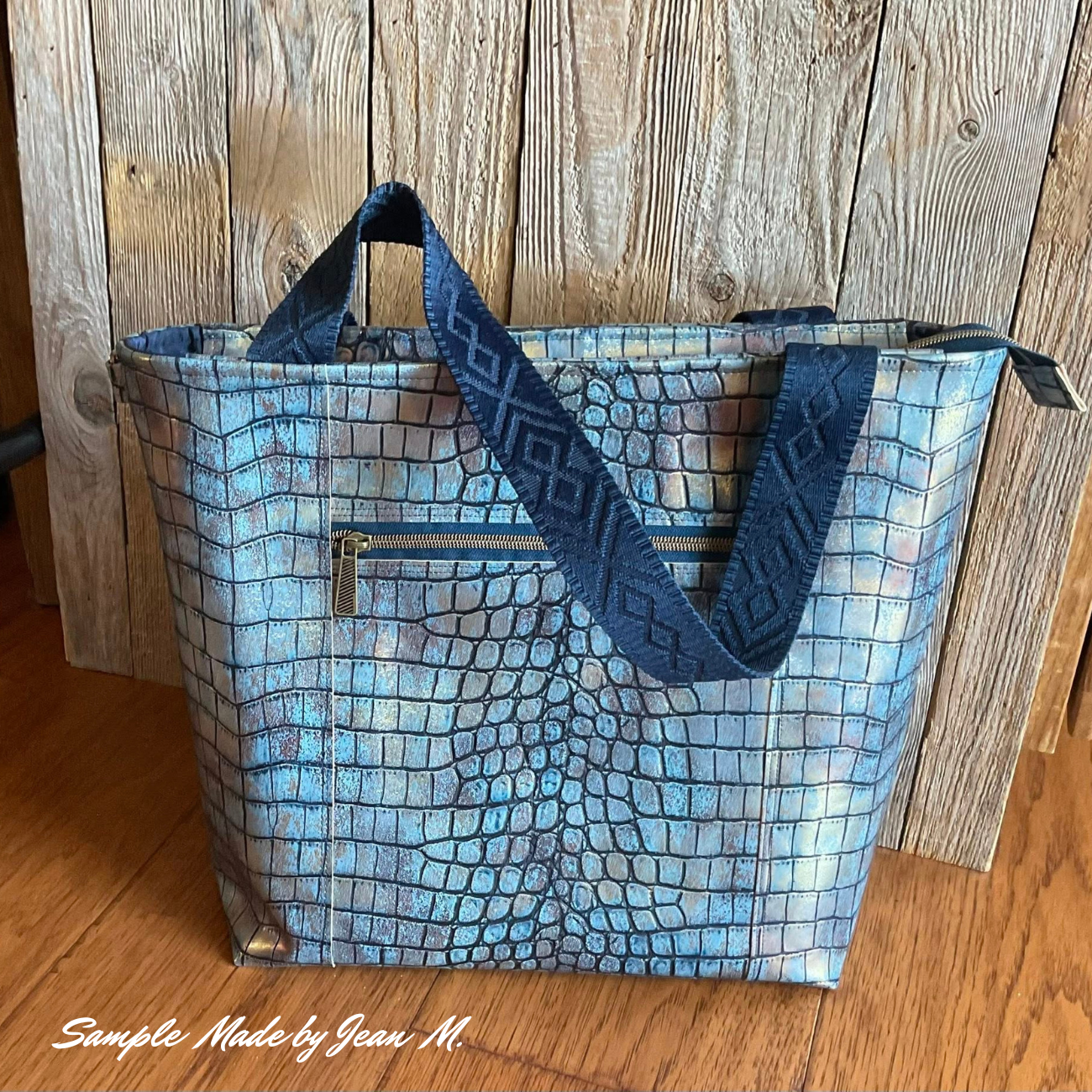 Mystic Croc Vinyl Sew HungryHippie Bag Making Vinyl Faux Leather