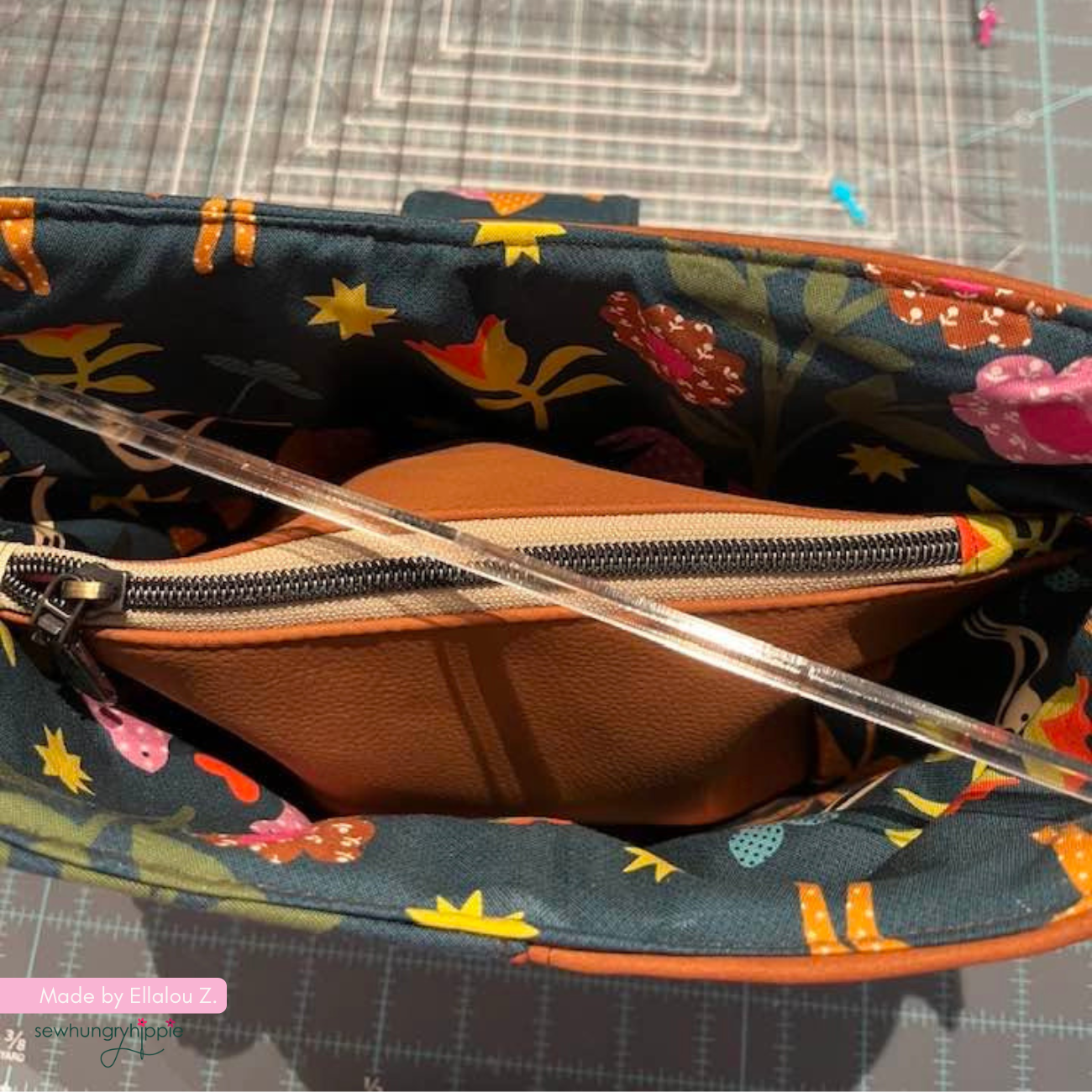Almost Leather Roll | Saddle Brown Faux Leather Fabric for Bag Making