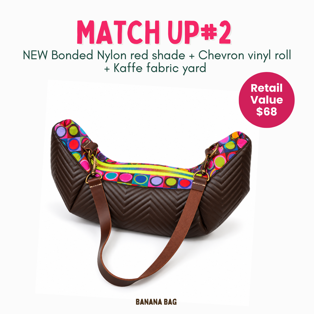 Weekly Vinyl & Fabric Matchups Bundle – Bag Making Craft Supplies Oct 14th