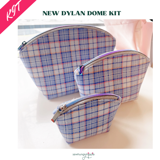 NEW Dylan Dome Kit – Robert Kaufman Periwinkle Mammoth Flannel