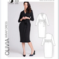 Olivia Wrap Dress sewing pattern by Named