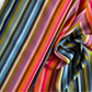 Narrow Stripe Multi Woven Fabric – By the Yard