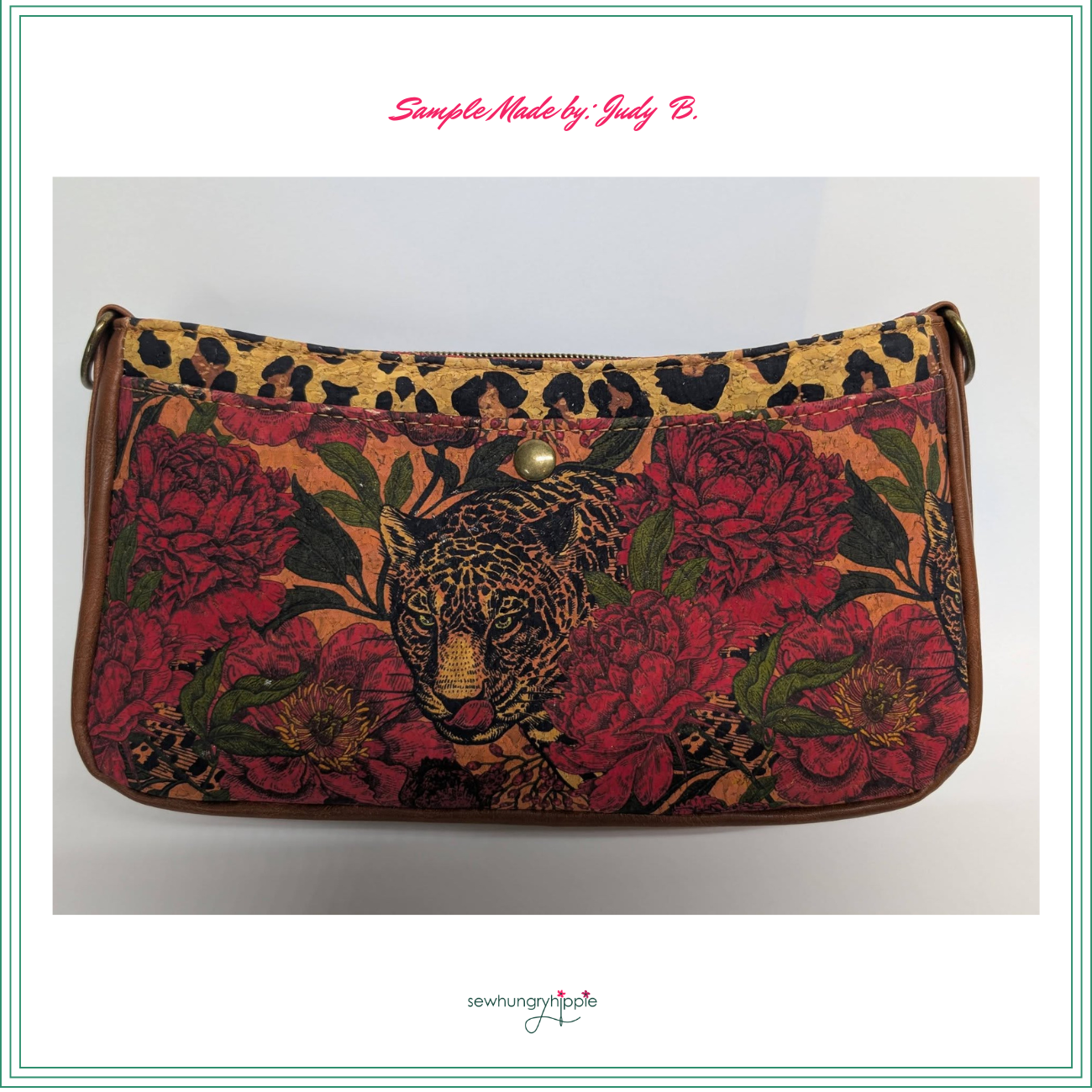 Natalie's Custom / Cork Leopards n Roses / Sew hungryhippie