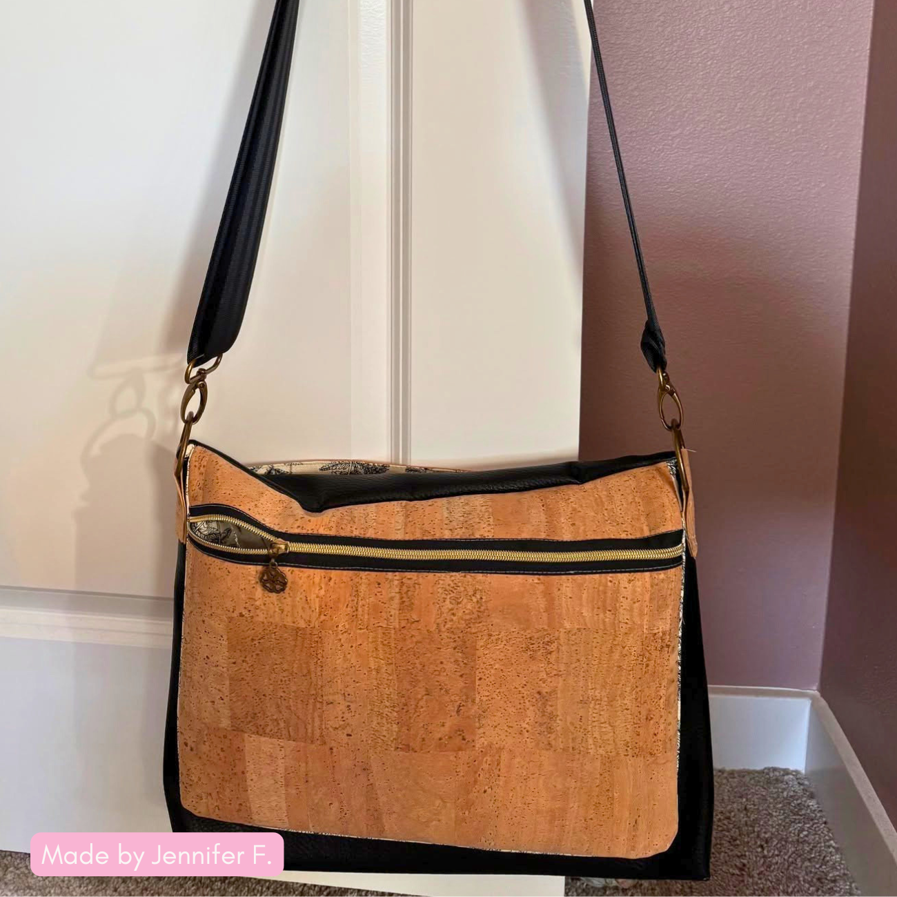 Natural Cork Roll 18x54 | Canvas-Backed Bag Making Fabric