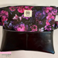 Night Bloom Floral Canvas Fabric | Dark Moody Floral Print for Bag Making