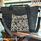 Oxbow Tote Bag Sewing Pattern zippered top tote with front pocket and crossbody strap