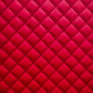 Red quilted fabric with diamond pattern