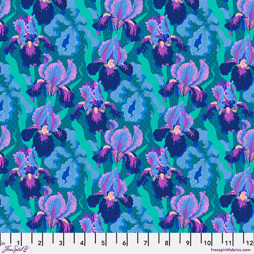 Mythical Iris Blue by Stacy Peterson 1 YARD