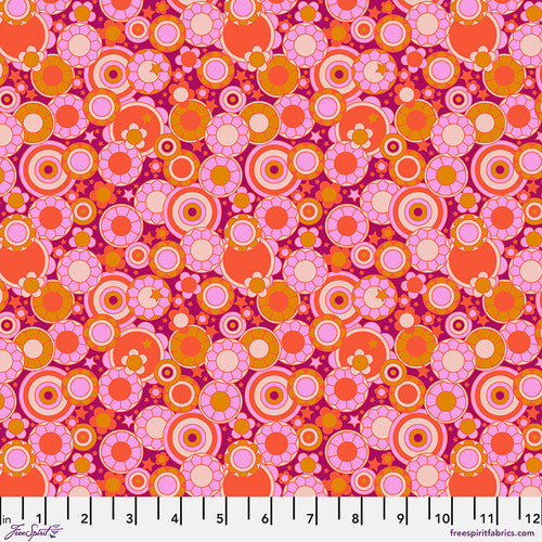 Mythical bloom orange by Stacy Peterson 1 YARD