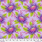 ibrant purple sea anemones and hot pink coral on lavender background fabric - Friends and Anemones Ultraviolet by Tula Pink
