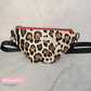 Pebbled Texture Leopard Faux Leather Roll