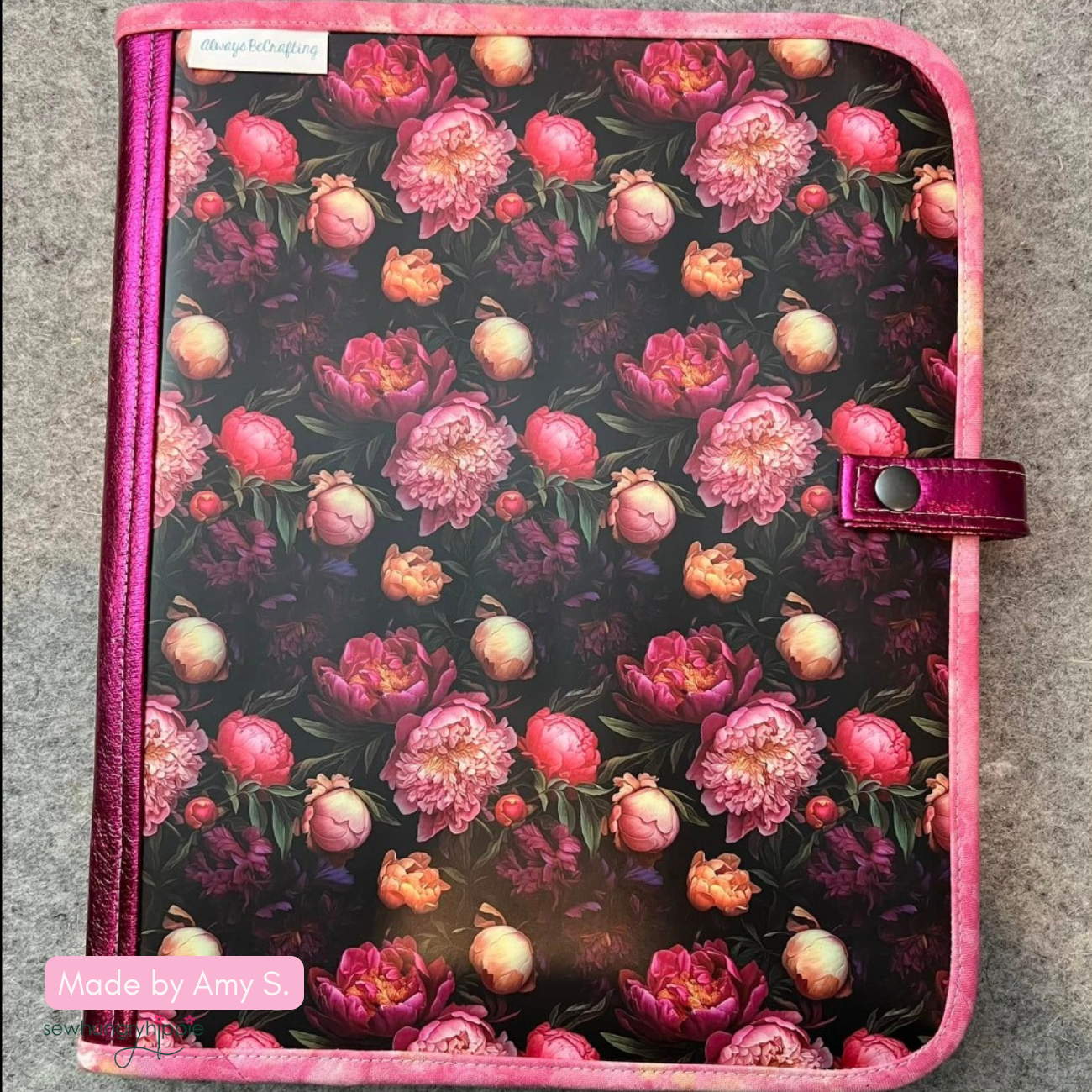 Peonies Custom Smooth Vinyl roll