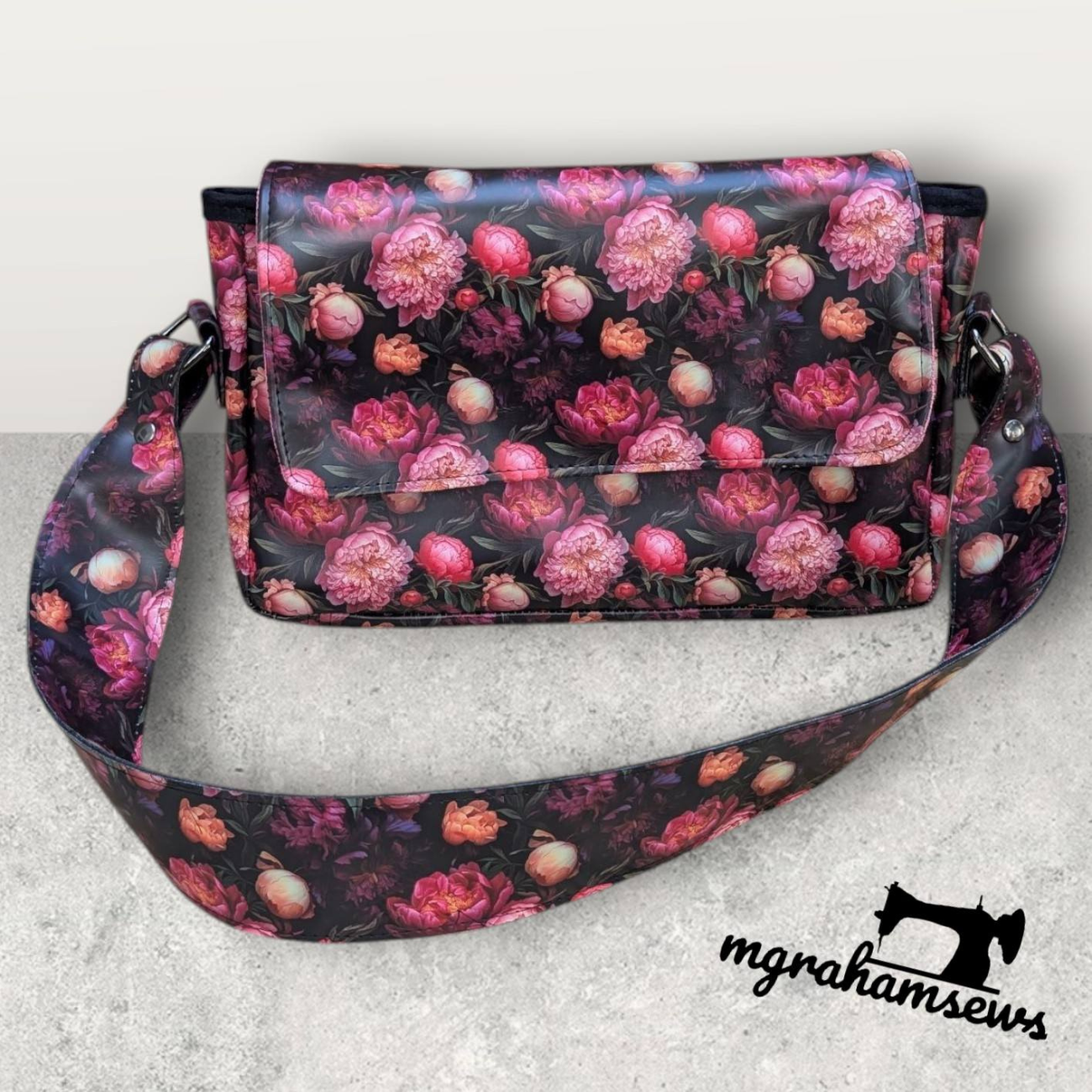 Peonies Custom Smooth Vinyl roll