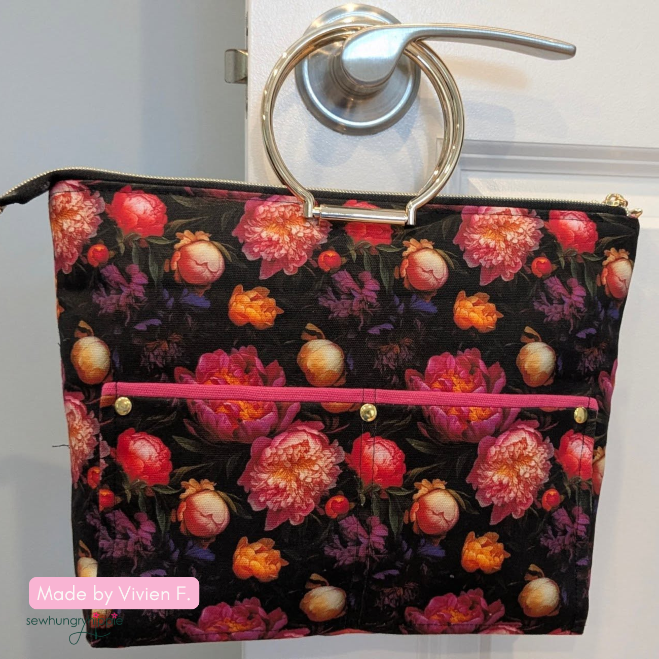 Peonies Custom Smooth Vinyl roll
