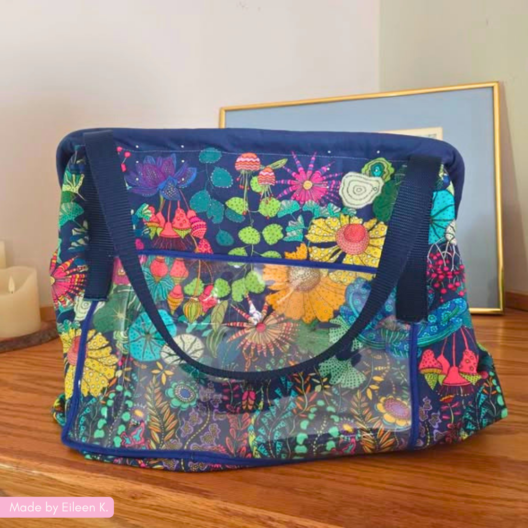Peony Park Navy– Sunshine Collection by Sally Kelly for Windham Fabrics
