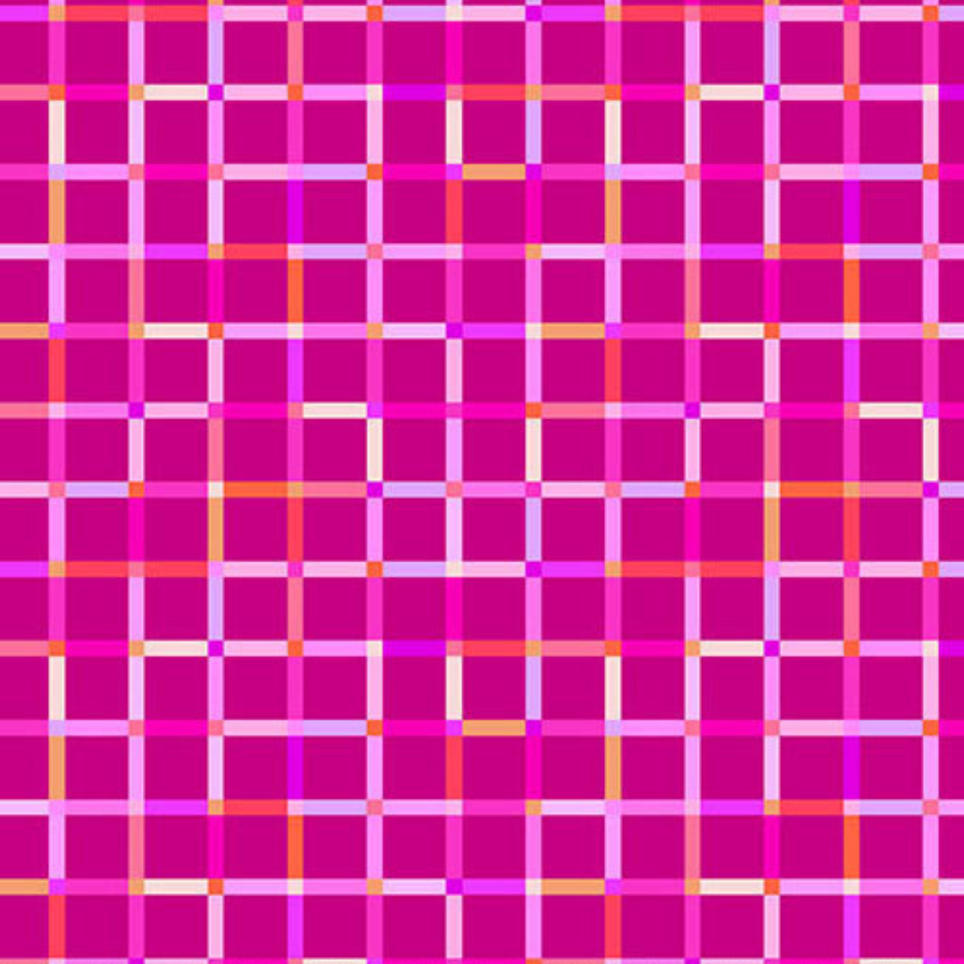 Perfect Day Piknik Plaid Pink cotton fabric by Libs Elliott modern plaid quilting fabric Andover A-10222-E pink