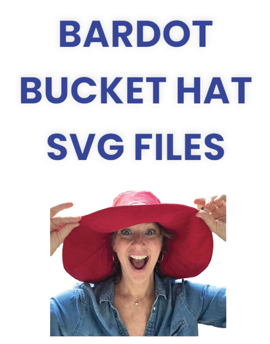 Bardot Bucket Hat SVG Files