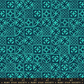 Ruby Star Society Poolside Too cotton fabric featuring Architectural Blocks in Turquoise and Peacock Turquoise.