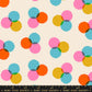 Pink Yellow Blue Print Ruby Star Society Puffs blender fabric RS0122-11 natural beige color geometric print from Sparkle Mart collection