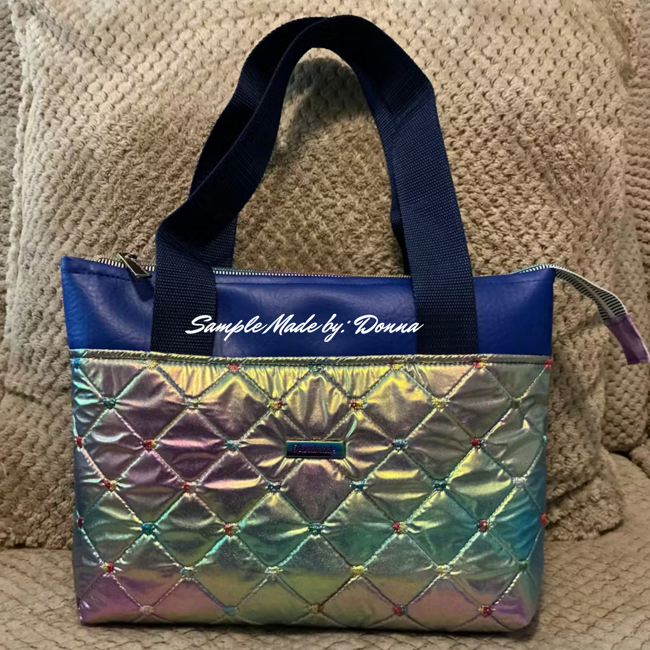 Quilted Deep Space Puffy Vinyl