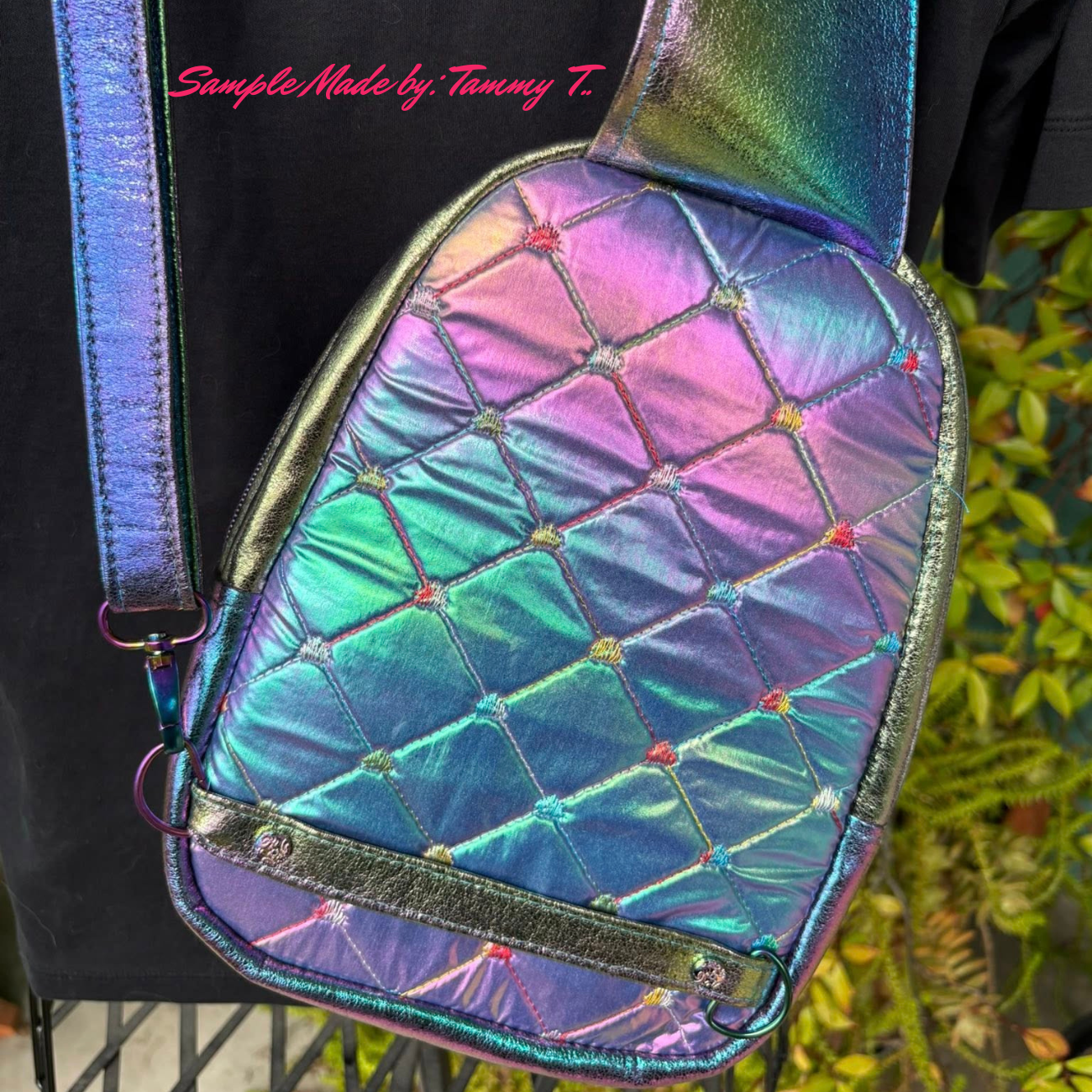 Quilted Deep Space Puffy Vinyl