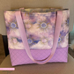 Quilted Vinyl Lavender - Pre-Quilted Fabric for Bags