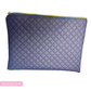 Quilted Vinyl Navy Blue