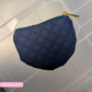 Quilted Vinyl Navy Blue
