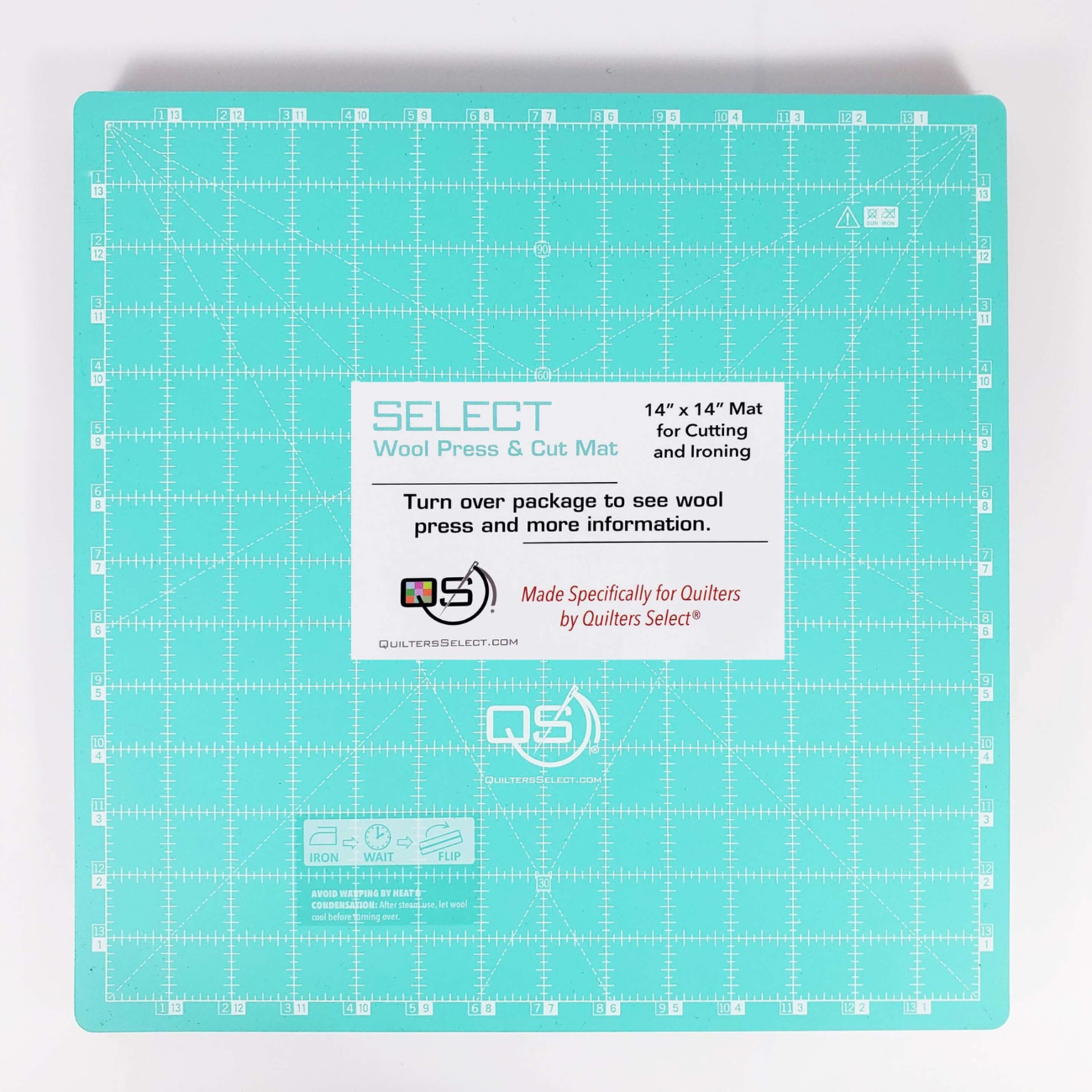 sewing cutting mat with angle guides and grid markings