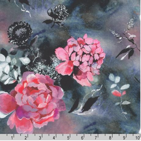 Peony Love - Shadow - 1 yard