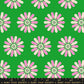 Deep verdant green floral quilting cotton fabric from Sparkle Mart by Melody Miller