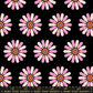 Ruby Star Society Freshly Picked fabric RS0119-17 black floral geometric print from Sparkle Mart collection