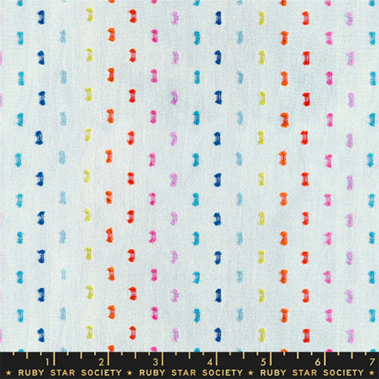 Natural textured woven cotton fabric from Warp and Weft Mystic Fable collection by Ruby Star Society