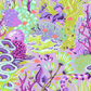 Tula Pink Floral Reef - Reef What You Sew in Ultraviolet | FreeSpirit Quilting Fabric