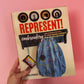ront cover, hand-held view Represent! Embroidery: Stitch 10 Colorful Projects & 100+ Designs Featuring a Full Range of Shapes, Skin Tones & Hair Textures by Bianca Springer