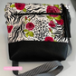Roses and Animal print fabric