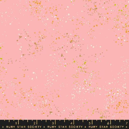 ruby star society speckled balmy pink cotton fabric rs5027 116 paint splatter blender