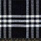 Black textured plaid woven cotton fabric from Warp and Weft Mystic Fable collection by Ruby Star Society