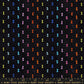 Black yarn dyed woven cotton fabric with flicker dot texture for quilting and garments