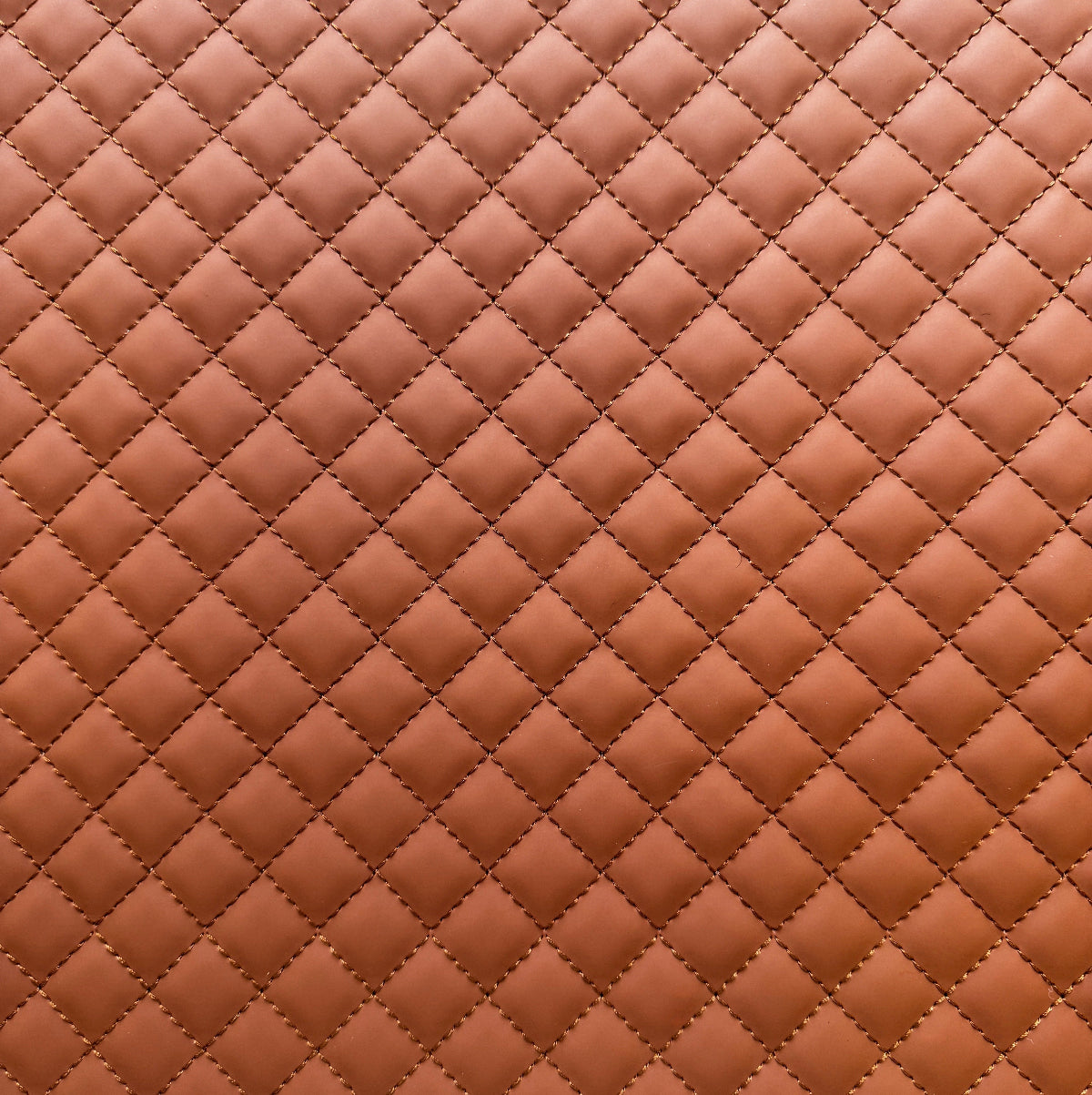 Brown quilted leather texture