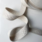 Cream diamond patterned ribbon roll