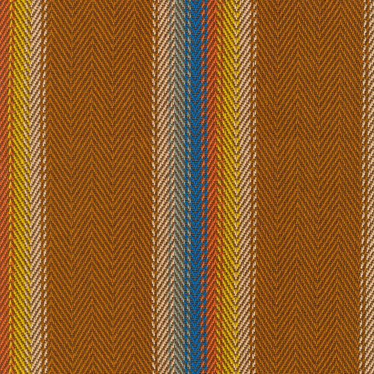 Kaufman Baja Blanket Stripe in Sienna 1 YARD + 1 Yard navy Big Sur Canvas